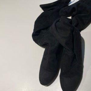 Over the knee faux suede Boots